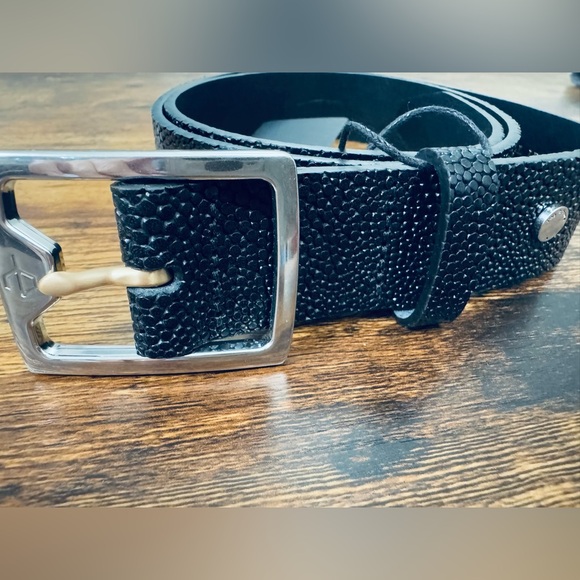 NWT Rag & Bone Boyfriend Textured Leather Belt-Small - Picture 4 of 9